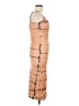 Cali Dreaming 100% Polyamide Tie-dye Tan Cocktail Dress Size L - photo 4