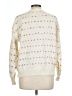 Unbranded 100% Polyester Hearts White Pullover Sweater Size L - photo 2