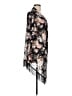 Ember 100% Polyester Floral Black Kimono Size L - photo 4