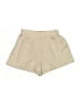 Unbranded 100% Polyester Solid Tan Khaki Shorts Size S - photo 1