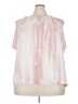 Trende 100% Polyester Tie-dye Pink Sleeveless Blouse Size 3X - photo 1
