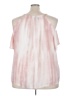 Trende 100% Polyester Tie-dye Pink Sleeveless Blouse Size 3X - photo 2