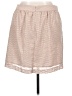Gap 100% Polyester Chevron-herringbone Tan Casual Skirt Size 14 - photo 2
