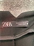 Zara Solid Black Dress Pants Size S - photo 7