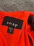 Snap Orange Cocktail Dress Size 3 - photo 7