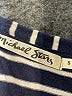 Michael Stars Stripes Blue Short Sleeve Henley Size Sm (0) - photo 7