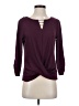 BCX Burgundy 3/4 Sleeve Top Size S - photo 1