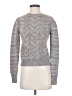 Free People Chevron-herringbone Silver Gray Pullover Sweater Size S (estimated) - photo 1