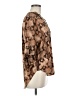 Lush 100% Polyester Animal Print Brown 3/4 Sleeve Blouse Size M - photo 4