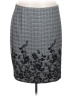 Roz & Ali Houndstooth Gray Formal Skirt Size 3X - photo 1