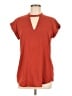 Express Orange Short Sleeve Top Size M - photo 1