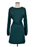 Prettygarden Solid Teal Casual Dress Size M - photo 1