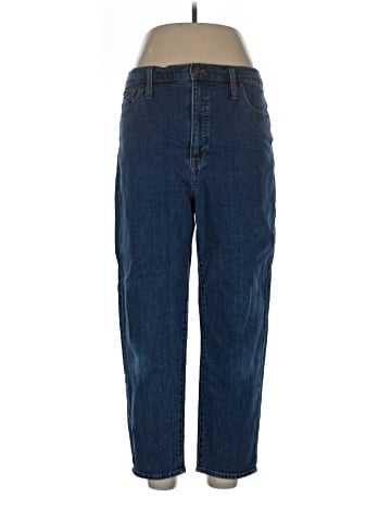 Madewell Tapered Jeans in Bellclaire Wash (view 1)