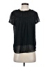 J.Crew 100% Polyester Black Short Sleeve Blouse Size XXS - photo 1