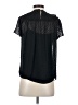 J.Crew 100% Polyester Black Short Sleeve Blouse Size XXS - photo 2