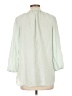 Max Studio 100% Silk Green 3/4 Sleeve Silk Top Size L - photo 2