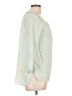 Max Studio 100% Silk Green 3/4 Sleeve Silk Top Size L - photo 4