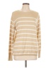 Croft & Barrow Stripes Tan Pullover Sweater Size L - photo 1