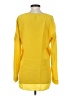 BCBGMAXAZRIA 100% Silk Yellow Long Sleeve Silk Top Size S - photo 2