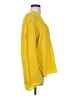 BCBGMAXAZRIA 100% Silk Yellow Long Sleeve Silk Top Size S - photo 4