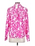 Assorted Brands Print Pink Long Sleeve Blouse Size S - photo 2
