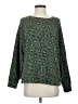 Secret Treasures Animal Print Green Pullover Sweater Size S - photo 1