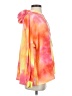 Pink Lily Tie-dye Orange Pullover Hoodie Size S - photo 4