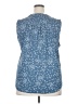 Vince Camuto Blue Sleeveless Blouse Size XXL - photo 2