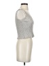 Lemon Silver Sleeveless Top Size S - photo 4