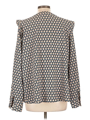 Cotton Bleu Long Sleeve Blouse (view 2)