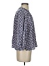 Caslon 100% Rayon Blue 3/4 Sleeve Blouse Size S - photo 4