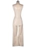 Bebe Solid Tan Ivory Jumpsuit Size S - photo 2