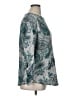 Ruby Rd. 100% Polyester Paisley Teal Long Sleeve Blouse Size XL - photo 4