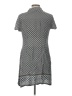 Max Studio 100% Rayon Polka Dots Gray Casual Dress Size L - photo 2