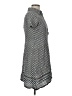 Max Studio 100% Rayon Polka Dots Gray Casual Dress Size L - photo 4