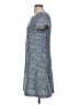Ann Taylor LOFT Tweed Blue Casual Dress Size 8 - photo 5
