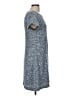 Ann Taylor LOFT Tweed Blue Casual Dress Size 8 - photo 4