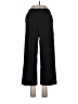 Ecru Solid Black Dress Pants Size 30 waist (estimated) - photo 1