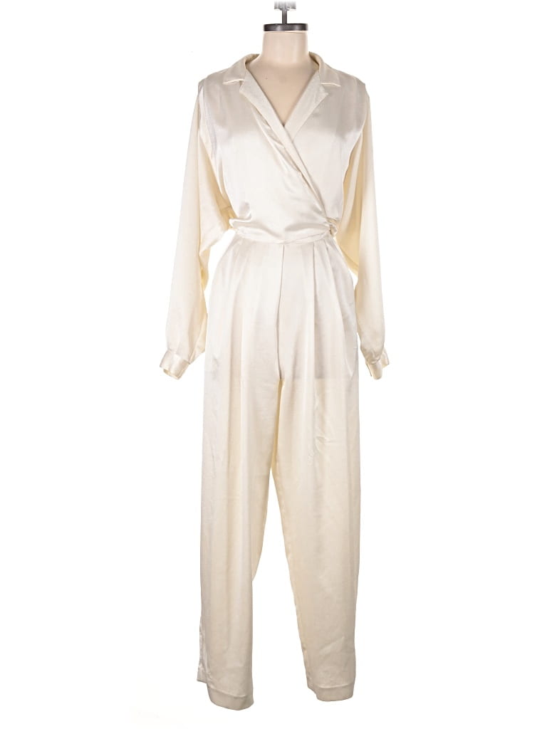 Pre-owned Liz Claiborne Jumpsuit In White