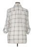 Fortune + Ivy 100% Polyester Plaid Gray 3/4 Sleeve Blouse Size XL - photo 2