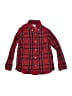 Crewcuts Plaid Red Long Sleeve Button-Down Shirt Size 4 - 5 - photo 1