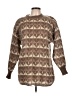 Christian Dior Separates Chevron-herringbone Brown Tan Pullover Sweater Size L - photo 1