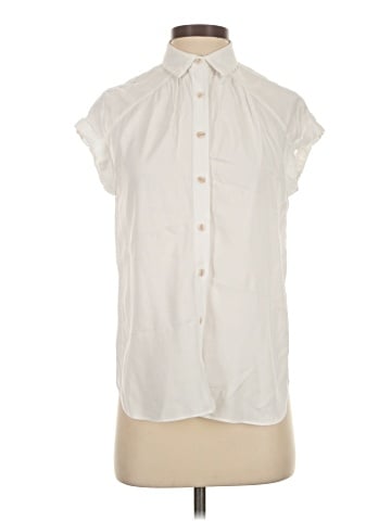 Rose + Olive Sleeveless Button-Down Shirt (view 1)