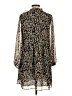 MNG Animal Print Black Casual Dress Size 4 - photo 2