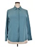 prologue 100% Polyester Solid Teal 3/4 Sleeve Blouse Size XXL - photo 1