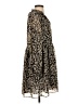 MNG Animal Print Black Casual Dress Size 4 - photo 4