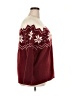 BLOOMCHIC Floral Burgundy Pullover Sweater Size 18 - 20 - photo 4