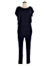 PURE essence Solid Blue Jumpsuit Size M - photo 1