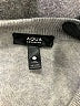 Aqua 100% Cashmere Gray Cashmere Pullover Sweater Size S - photo 7