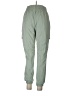 Yogalicious Solid Green Cargo Pants Size L - photo 2